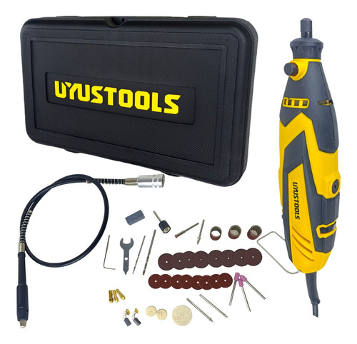 Imagen 1 de 10 de Moto Tool Electrico Profesional Kit 41 Pc Dmr041 Uyustools