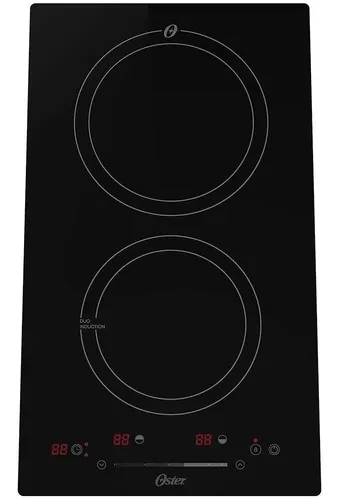 Cooktop Por Indução 2 Bocas Oster Touch Screen 2 Em 1 - 220v