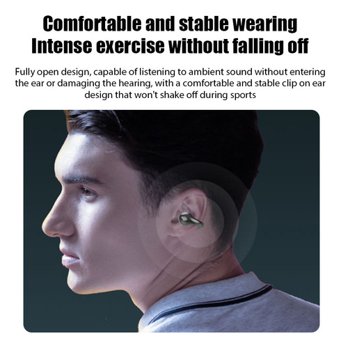 Audífonos Bluetooth De Conducción Ósea Cómodos