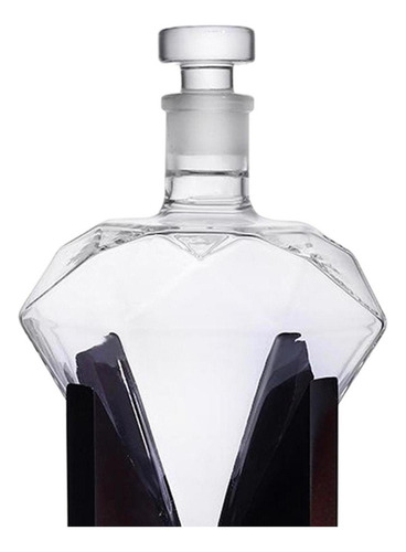 . Garrafa De Uísque De Vidro Com Diamante Garrafa De Vidro