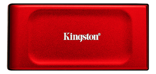 Unidad Sólida Externa Kingston Xs1000r 1tb Color Rojo