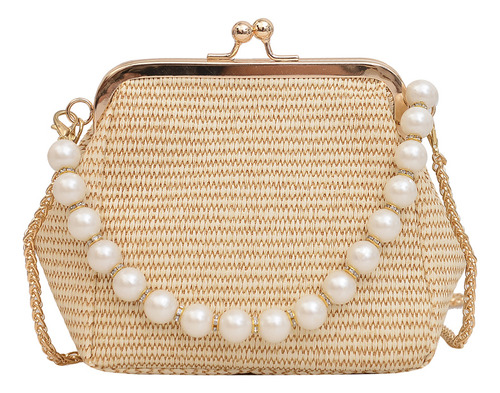 Bolso De Mano De Noche De Punto Para Mujer, Elegante, Con De