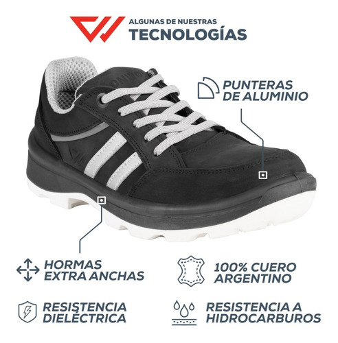 Imagen 7 de 9 de Zapatilla De Trabajo Aluminio Conwork