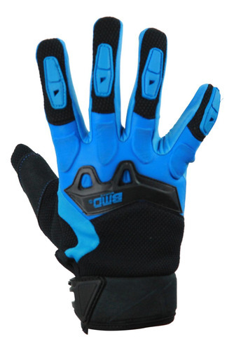 Guantes Benotto De Motociclista Ms-2018-03 Talla Xl Azul