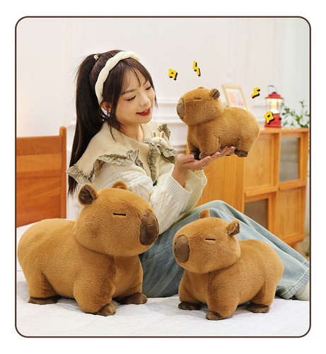 Versión Acolchada Del Peluche Kapi Bara