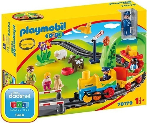 Juguete Playmobil 1.2.3 Mi Primer Tren Edad 1 1/2+ 36