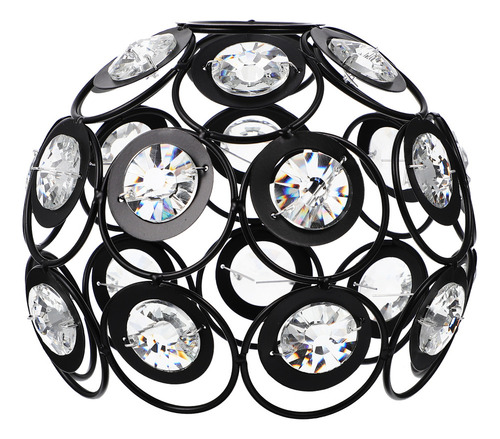 Pantalla De Lámpara, Candelabro De Cristal, Redonda