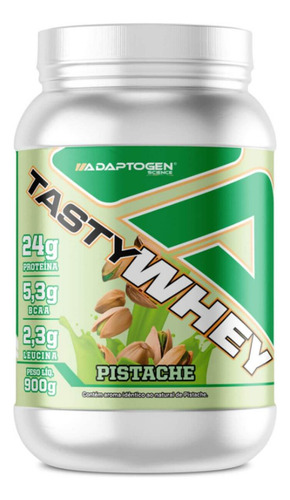 Tasty Whey Adaptogen Proteína Gourmet 900g Sabor Pistache