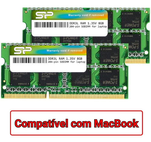 Imagem 3 de 3 de Memória Ram Ddr3l 16gb 1600mhz Sodimm