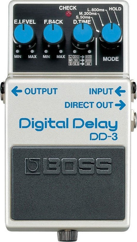 Pedal Boss Dd-3 Digital Delay Dd 3, 1 año E -e, color blanco