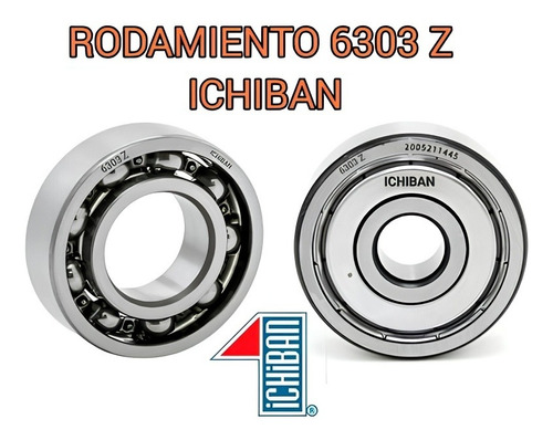 Rodamiento 6303-z Ichiban Medidas 17x47x14 Japonesa 