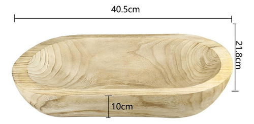 Cuenco De Popurrí De Madera, Cuenco Decorativo Marrón Un