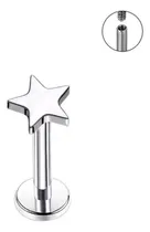 Comprar Piercing Labret Estrella Lbesac Acero Quirurgico 316l 1 Und