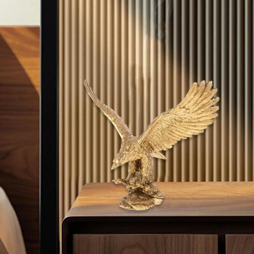 Eagle Statue Desktop Ornament Feng Shui Tamaño L