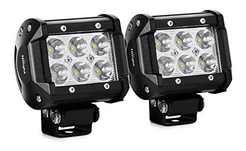 Barra De Luz Led Nilight 2 Piezas 18w 1260lm Luz Antiniebla