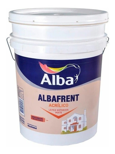 Latex Exterior Acrilico Albafrent Blanco X 20 Lts