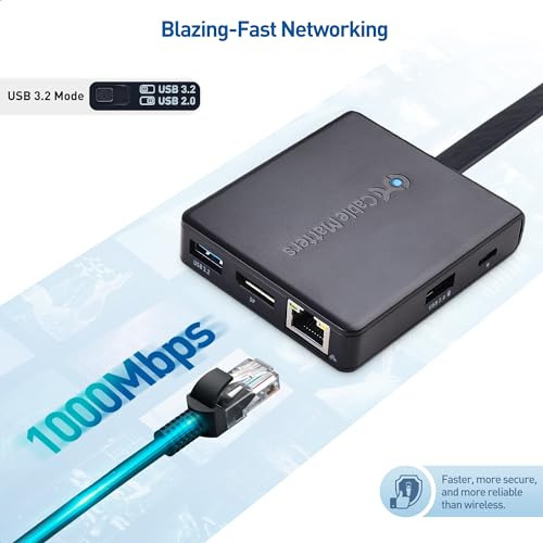Cable Matters 8-en-1 Usb C Hub Displayport 1.4, Usb C Dock