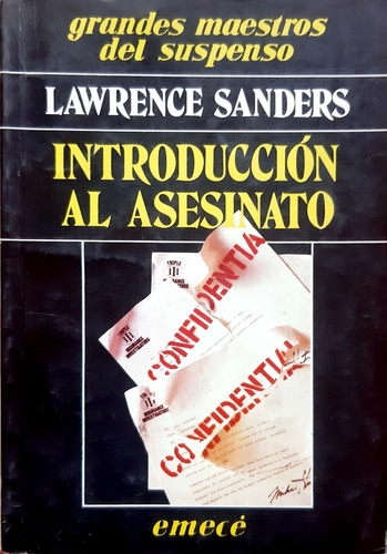 Introducción Al Asesinato Lawrence Sanders Emecé Usado # 