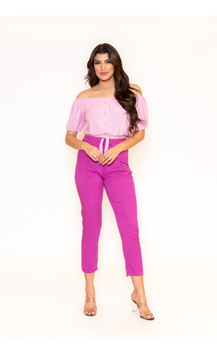 Blusa Ciganinha Feminina Jessie Com Botões Frontal E Lacinho