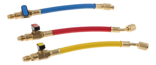 3 Unidades R134a R410a R22 A / C Mangueras De Carga De