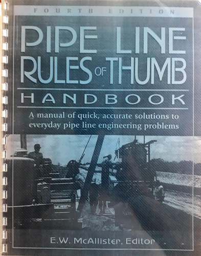Manual En Ingles Reglas Generales De Tuberías Mc Allister 