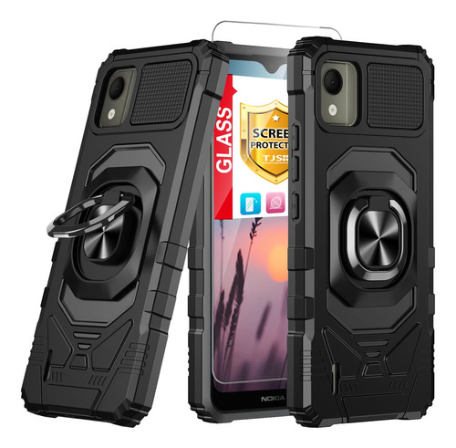 Tjs Funda Compatible Con Nokia C110 N152dl 5g, Con Protecto