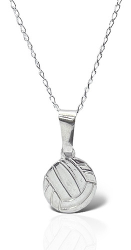 Colgante De Voleibol + Cadena De Plata 925