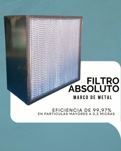 Filtro Absoluto Para Quirofano 24 X24 X12  99,97% Eficiencia