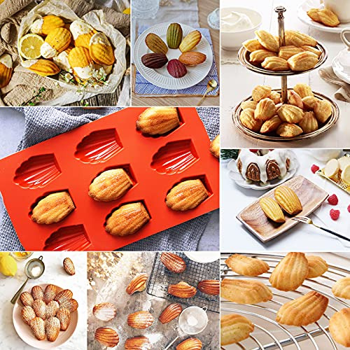 Pan Para Madeleines De Silicona, Antiadherente, 9