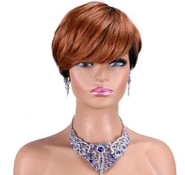 Comprar Pelucas De Cabello Humano Liso, Pelucas De Varios Colores