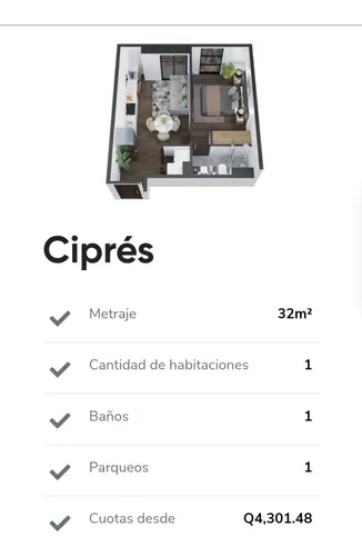 Venta Torre Miraflores 1 Habitación
