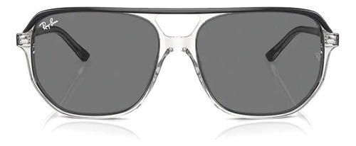 Óculos De Sol Ray-ban Aviador Preto Cinza 60x48mm