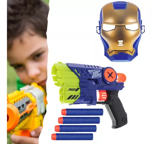 Lança Dardos Estilo Nerf Pistola Arma De Brinquedo Arminha