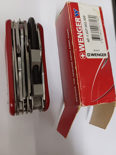 Canivete Suíço Wenger Biker 37 Vermelho (Usado)