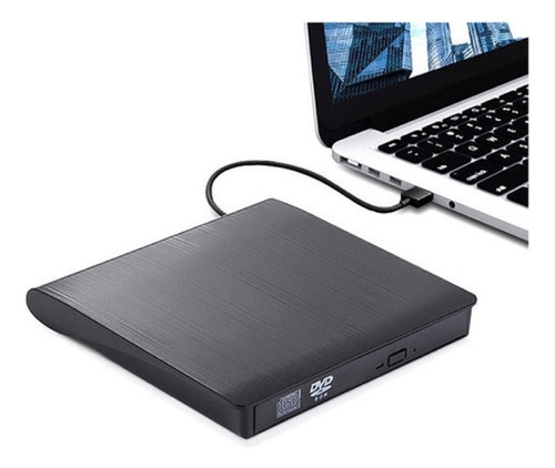 Unidad Cd Dvd Externa Usb 3.0 Portátil Compatible Con Mac