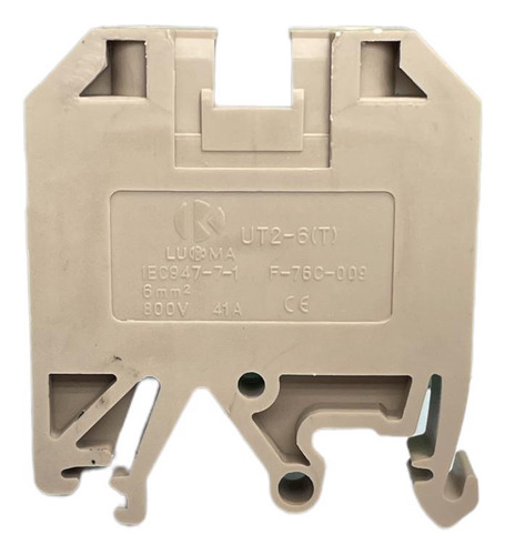 Conector Borne Sak 6mm Bege Lku6-sak Lukma