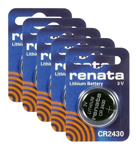 Renata Cr2430 Botón De Litio De La Batería 3 V Blister Empaq