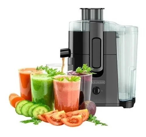 Extractor de Jugo Black and Decker Negra