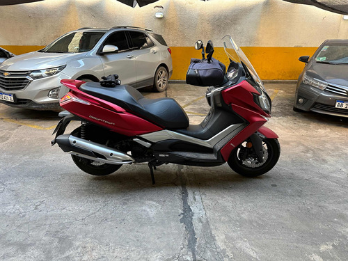 Kymco Downtown 350i Roja  - Muy Buena Siempre Garage