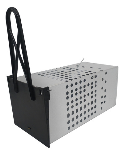 2 Ratoeira Tipo Gaiola Metálica Grande P/ Captura De Ratos Roedores Captura e Soltura