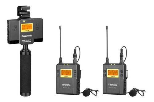 Sistema Sem Fio Duplo Para Câmera Com Microfone Lapela Duplo