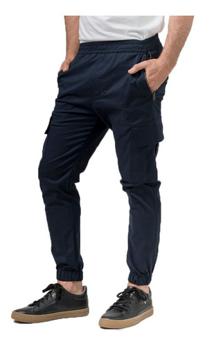 Pantalon Gabardina Jogger Babucha Cargo Hombre Mistral 55013