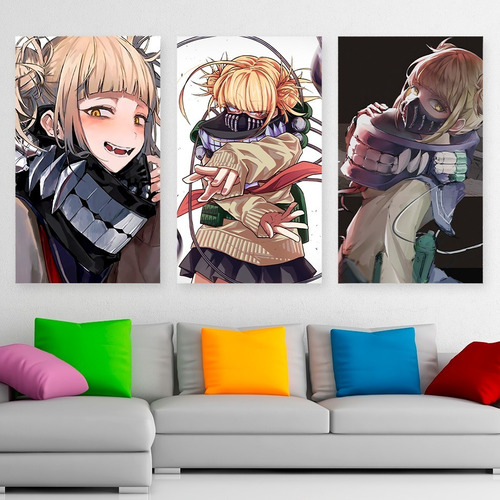 Cuadros Himiko Toga Boku No Hero Promo X3 De 80x50cm