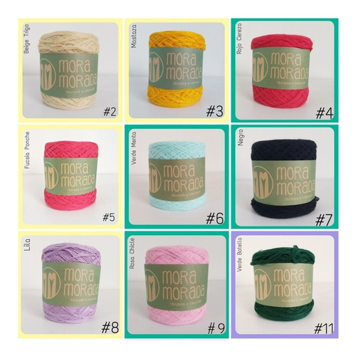 Hilos Algodon Multihebras Para Tejer 100g
