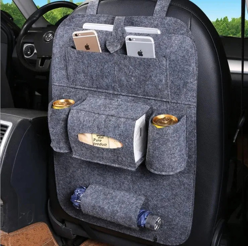 Bolsa De Almacenamiento Multifunción Para Asiento De Coche B