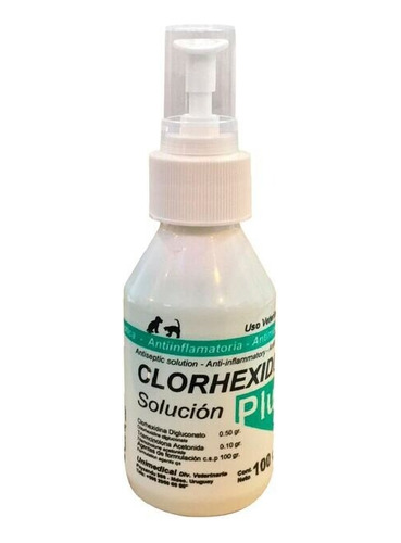 Clorhexidin Plus Solución 100 Ml Veterinaria Mérida 