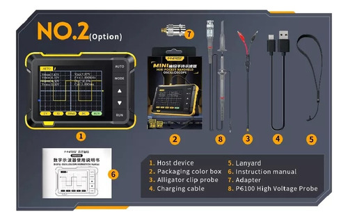 . Osciloscópio Digital Portátil Com Voltagem De 400 V