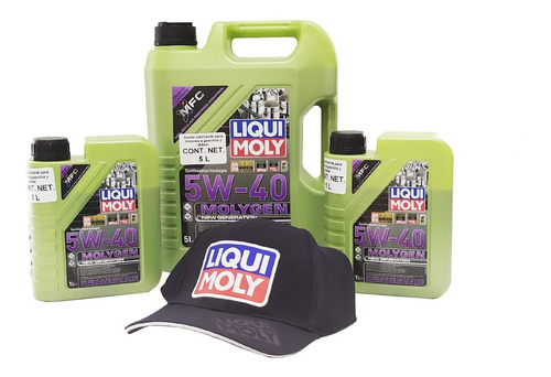 Imagen 1 de 3 de Liqui Moly Molygen Aceite Sintetico 5w40 Vw Bmw 7 Litros