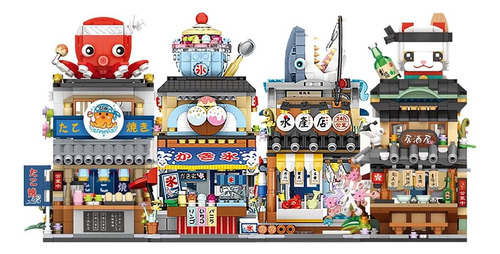 Loz Mini Bloques Cuatro En Uno Japoneses Street View Bloques
