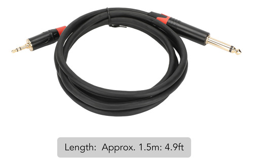 Cabo Adaptador De Cabo De 3,5 Mm A 6,5 Mm Professional Plug